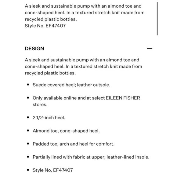 Eileen Fisher Kiss Stretch Sock Knit Pump in Graphite Grey Fabric Size 10 - Picture 9 of 10